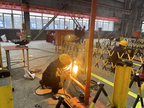 公司舉辦電焊工、電工技術(shù)比武